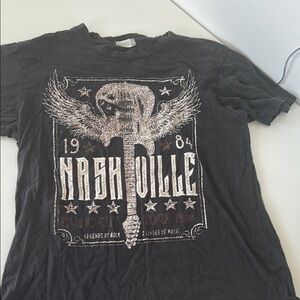 Altar'd State Black Graphic Tee